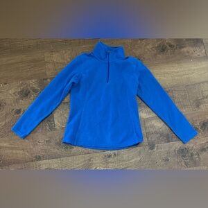 The north face Womens 1/2 half zip fleece pullover XS extra small blue